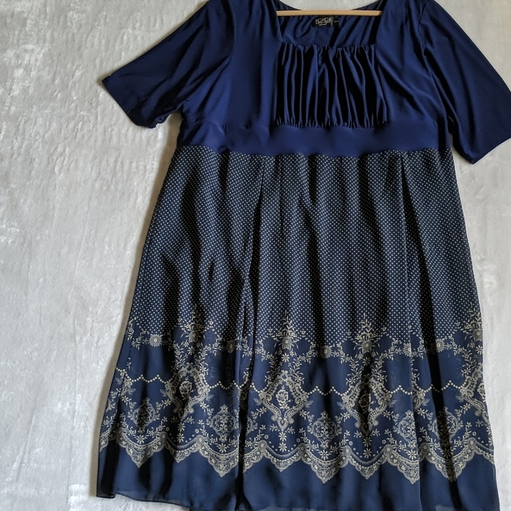 The Beautiful Blue Braylee Dress